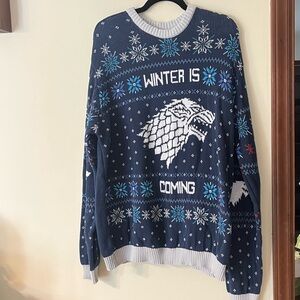 Game Of Thrones Winter Is Coming Ugly Christmas Sweater